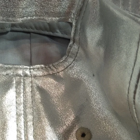 Disney Parks Mickey Mouse Silver baseball hat w/ 2 jewels on red shorts - Picture 5 of 8